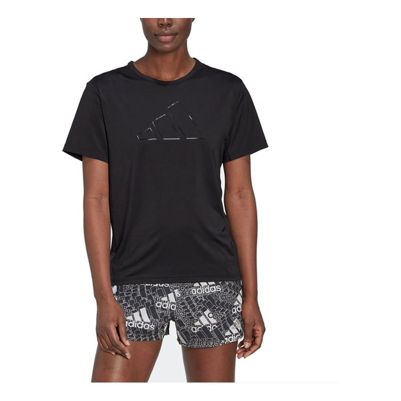 (WMNS) adidas HIIT T-Shirt 'Black' HN0065