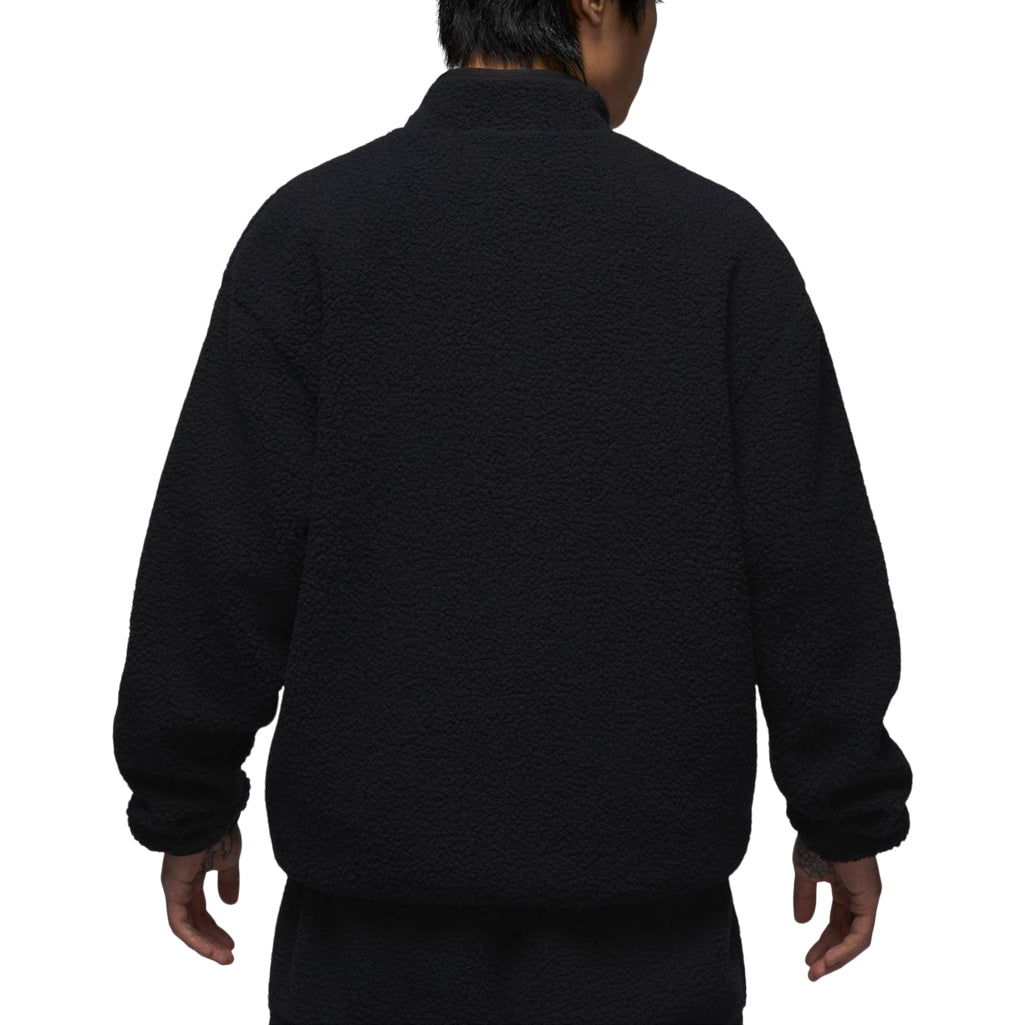 Air Jordan Flight High-Pile Fleece Jacket Asia Sizing 'Black' FV7449-010
