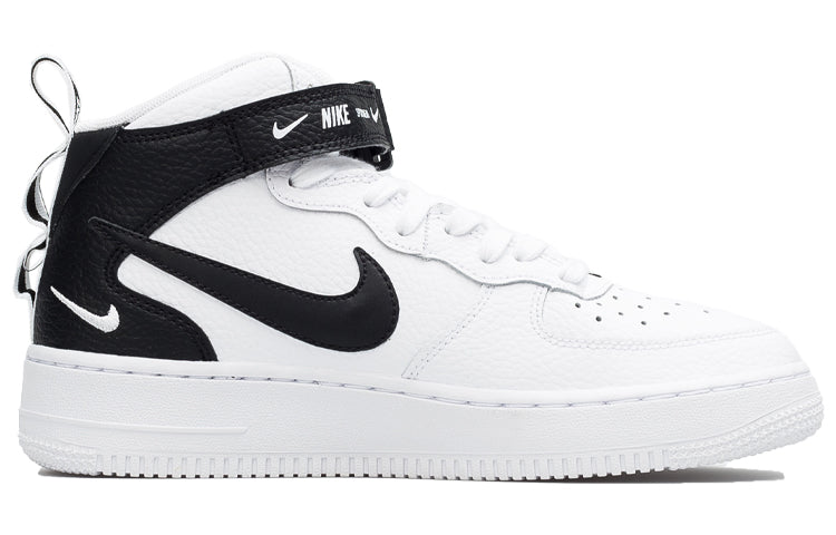 (GS) Nike Air Force 1 Mid LV8 'White Black' AV3803-100