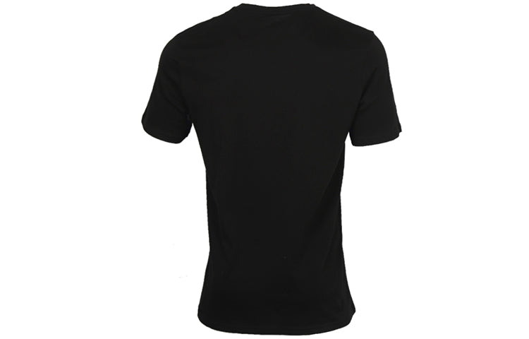 PUMA Graphic Box Logo Printed Short Sleeve TEE Men Black 598625-01