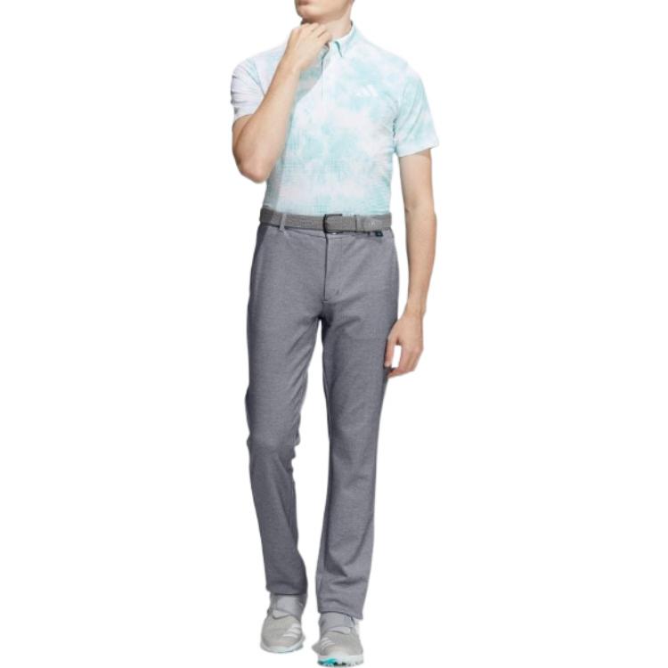 adidas Golf Play Green Textured Pants 'Grey' HA3258