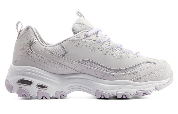 (WMNS) Skechers D'Lites 1.0 'Whtie' 896155-LAV