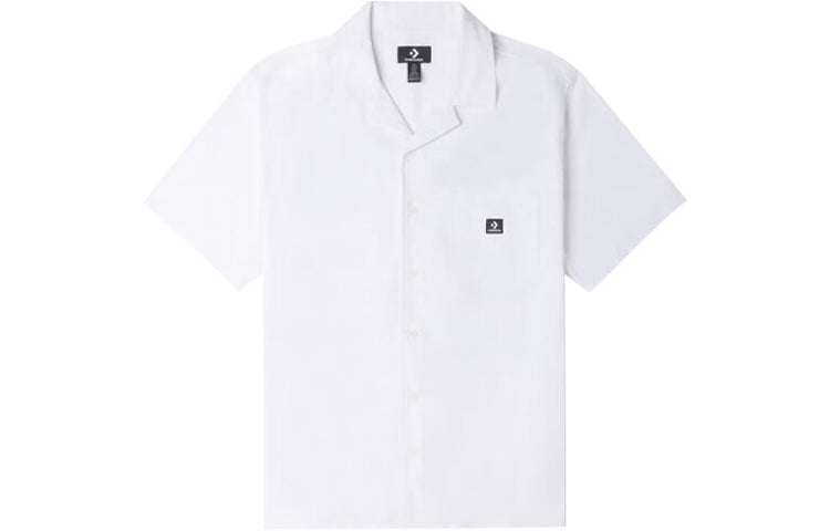 Converse Skate Woven Polo Shirt 'White' 10024751-A02