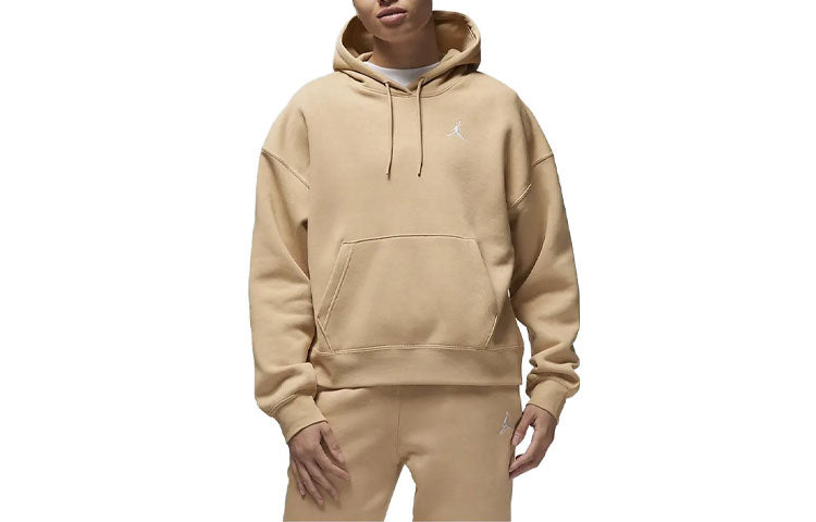 (WMNS) Air Jordan Brooklyn Fleece Hoodie 'Desert' FN4488-277