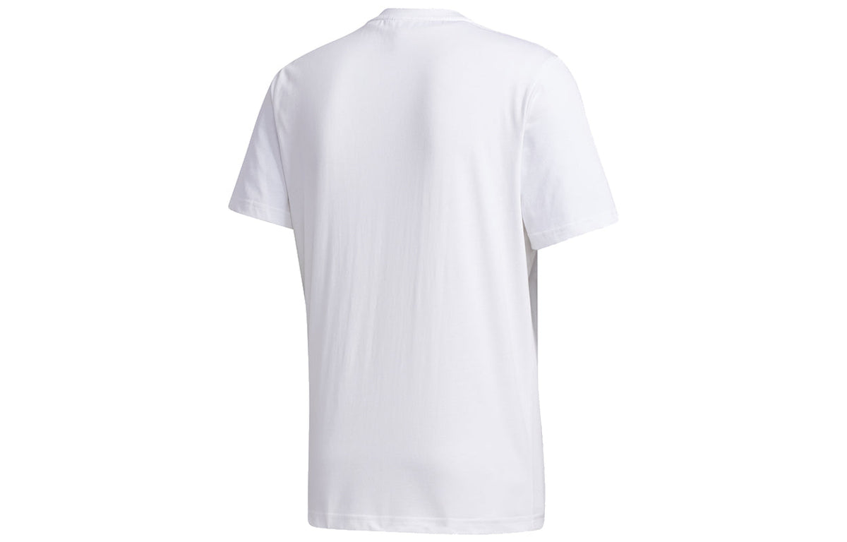 adidas Ub Gfx Tee 2 Funny Printing Sports Short Sleeve White GF3986