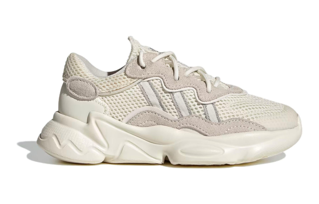 (GS) adidas Originals Ozweego Shoes 'Off White Silver Metallic' HP9120