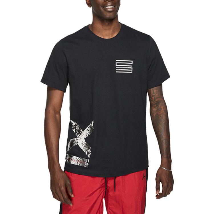 Air Jordan Legacy AJ 11 Retro Snakeskin T-shirt 'Black' CK0888-010