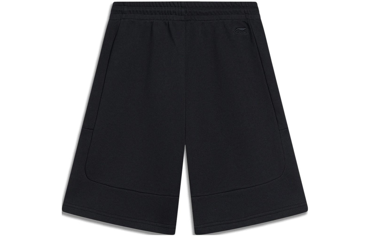 Li-Ning Skateboarding Graphic Shorts 'Black' AKST599-4