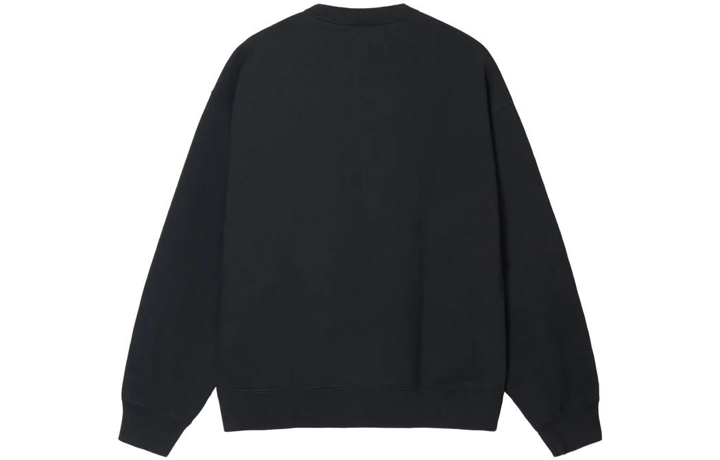 Nike x Stussy Wash Crew Fleece Asia Sizing 'Black' DO5311-010