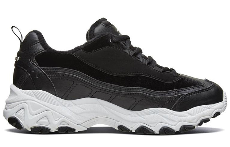 (WMNS) Skechers Encore 'Black White' 66666240-BLK