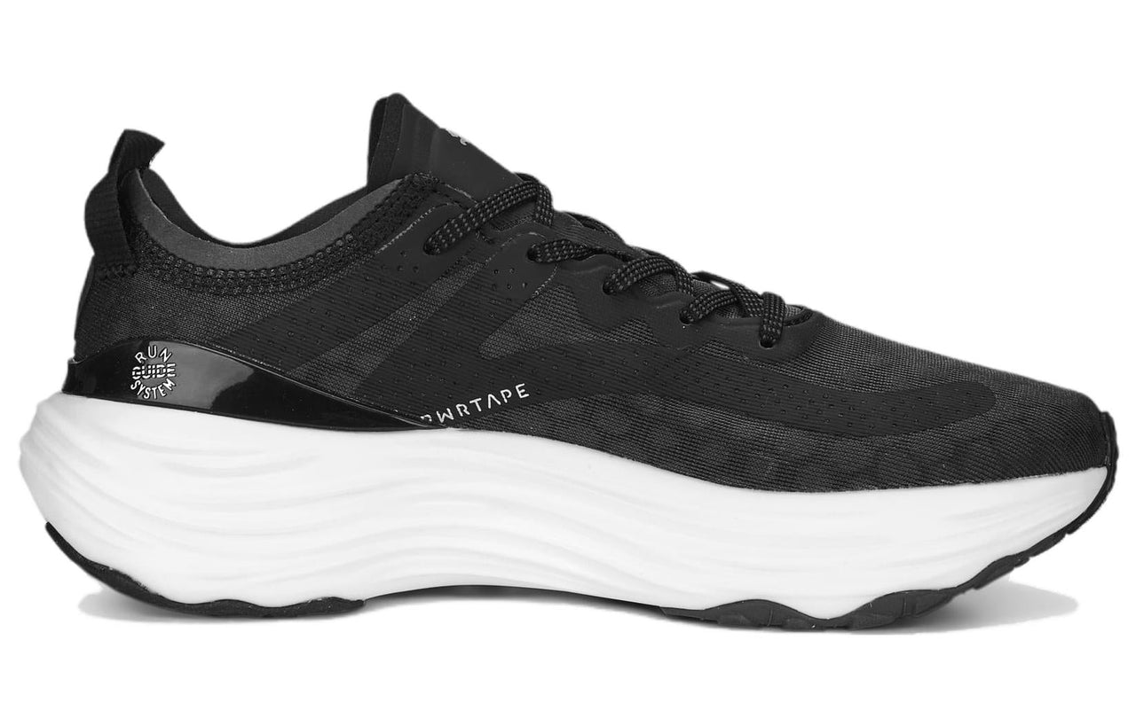 (WMNS) PUMA ForeverRun Nitro 'Black White' 377758-01