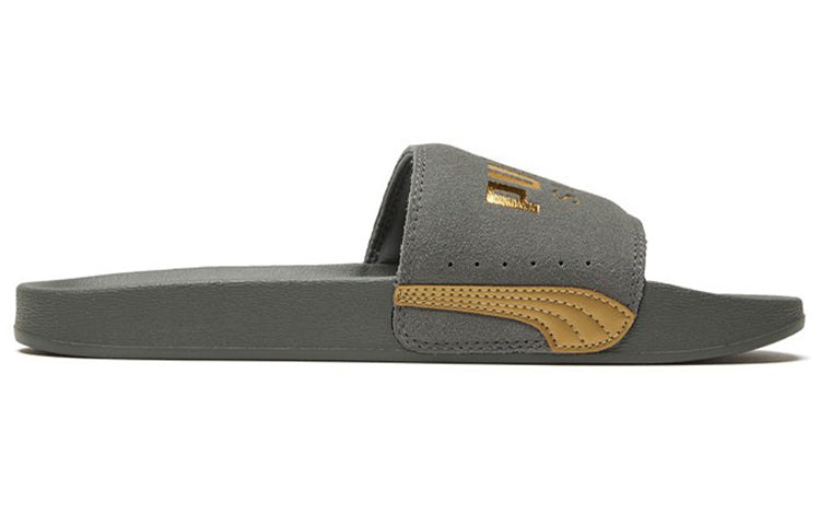 PUMA Leadcat FTR Suede Classic Slide Grey/Gold 372277-06