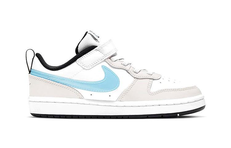 (PS) Nike Court Borough Low 2 KSA 'Gray White Blue' DC0477-100