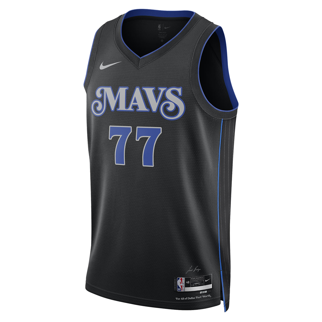 Nike NBA Luka Doncic Dallas Mavericks 2023/24 City EditionSwingman Jersey #77 DX8499-010