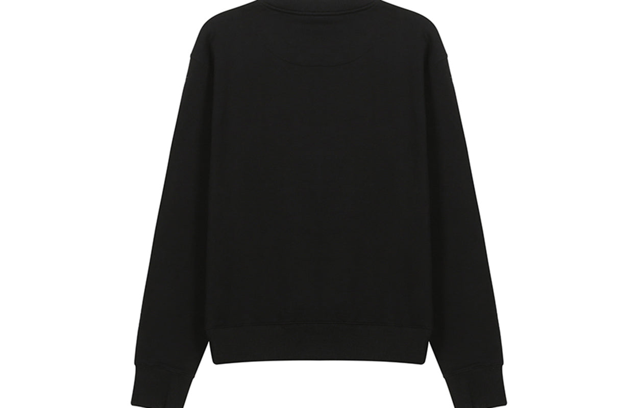 KENZO SS21 Tiger Head Embroidery Pattern Round Collar Male Black FB55SW1164XG-99