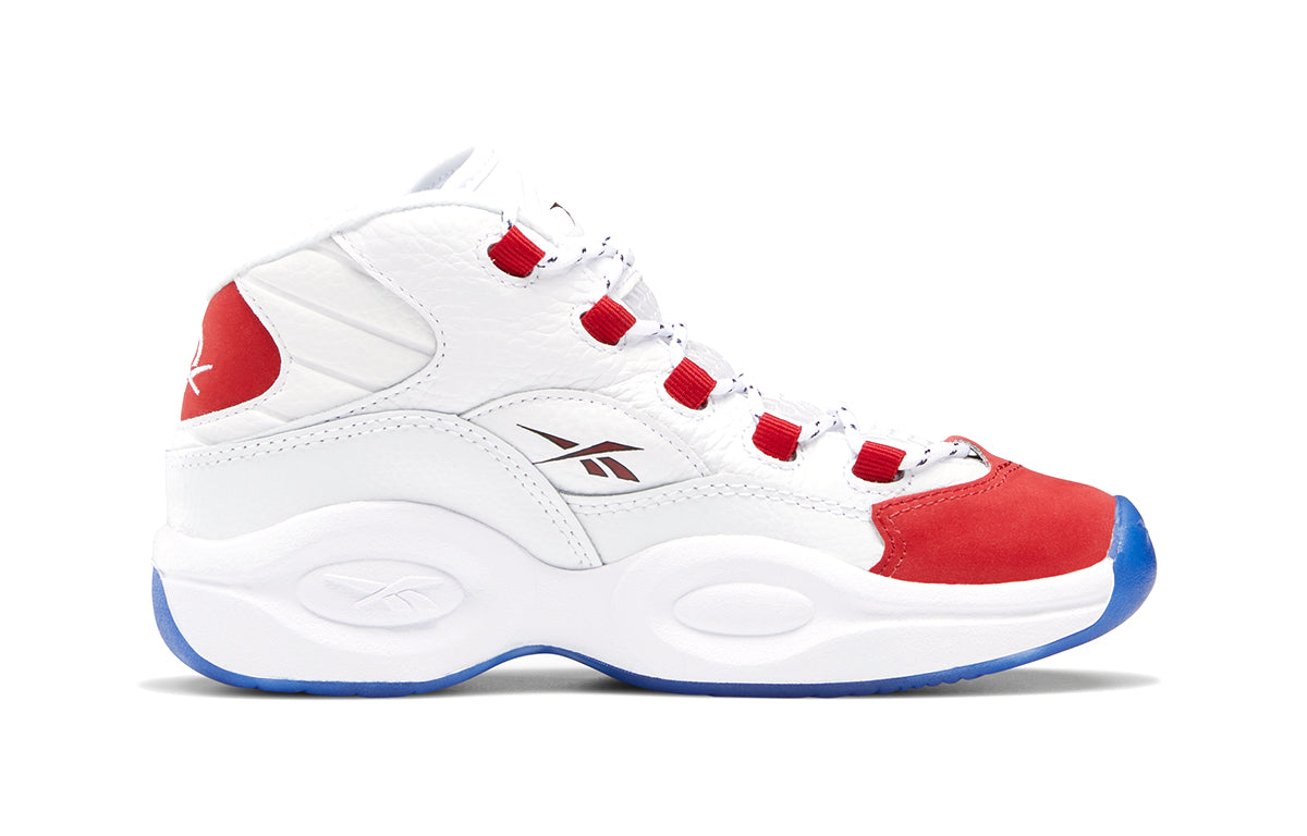 Reebok Question Mid OG Little Kids 'Red Toe' 2020 FY2268
