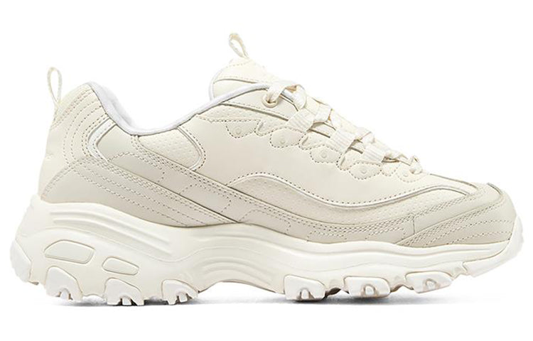 (WMNS) Skechers Dlites 1.0 'Beige White' 149227-OFWT