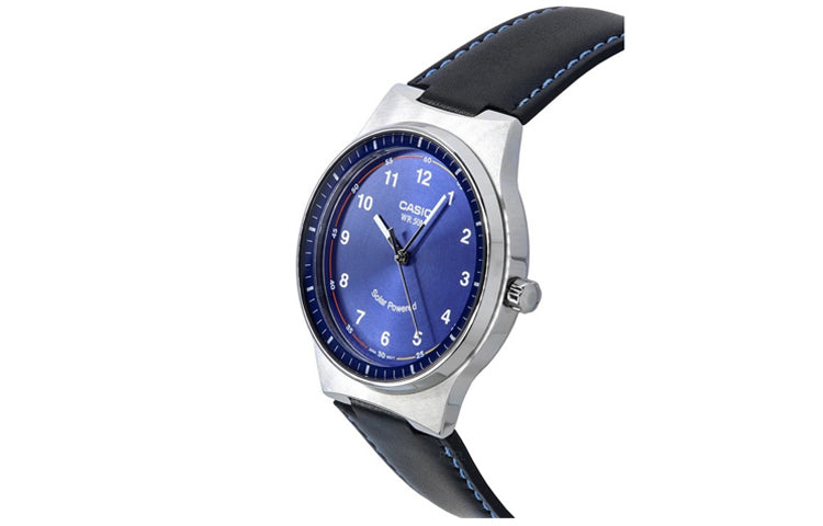 CASIO Analog 'Navy' MTP-RS105L-2BV