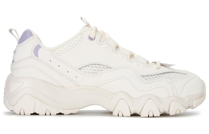 (WMNS) Skechers D'Lites 4.0 Marathon Running Shoes 'White' 896210-OFWT