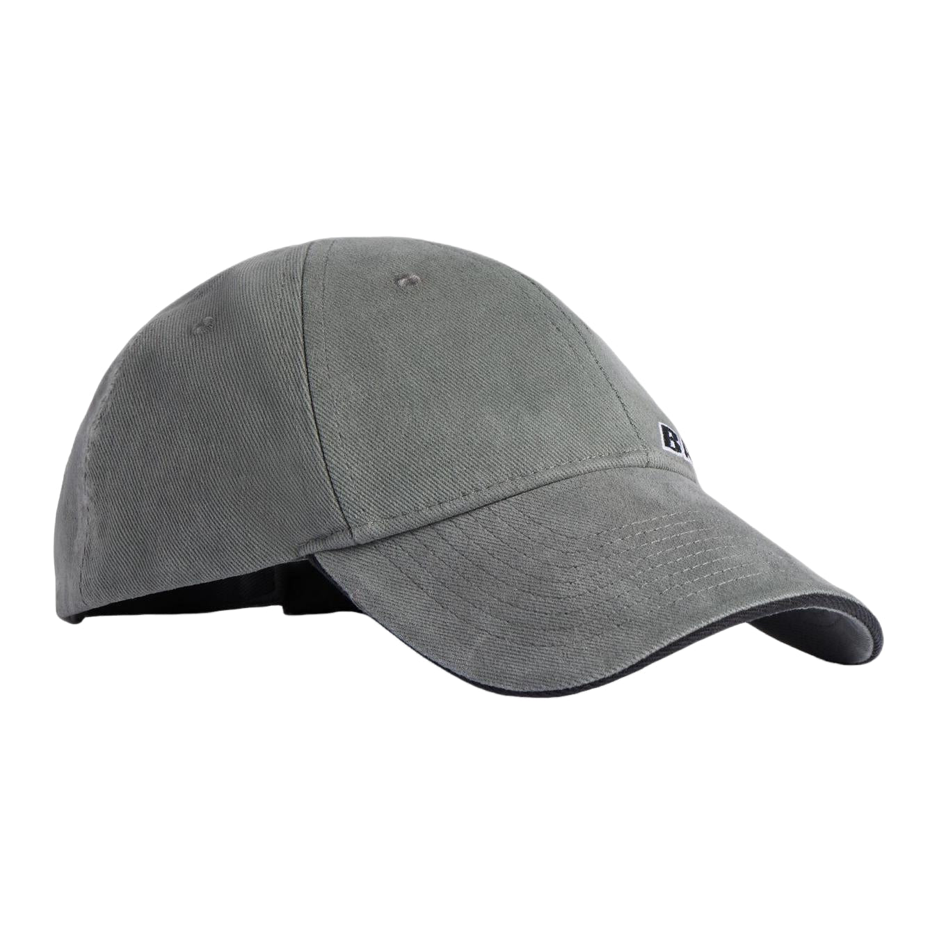 Balenciaga Tilted Typo Cap 'Dark Heather Grey' 854036410B21441
