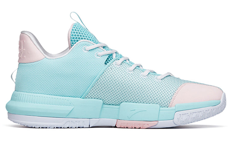ANTA 1 TD Squeaky Basketball Professional Shoes 'Sky Blue Pink' 112221618-3