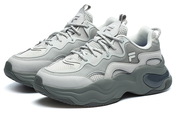 (WMNS) FILA FUSION Bubble Sneakers 'Grey Black' T12W227310FAA