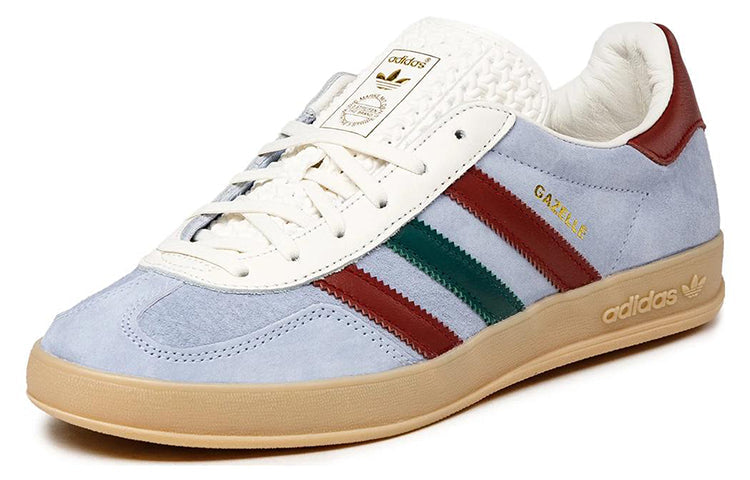 adidas Gazelle Indoor Shoes 'Blue Dawn Collegiate Burgundy' IG4994
