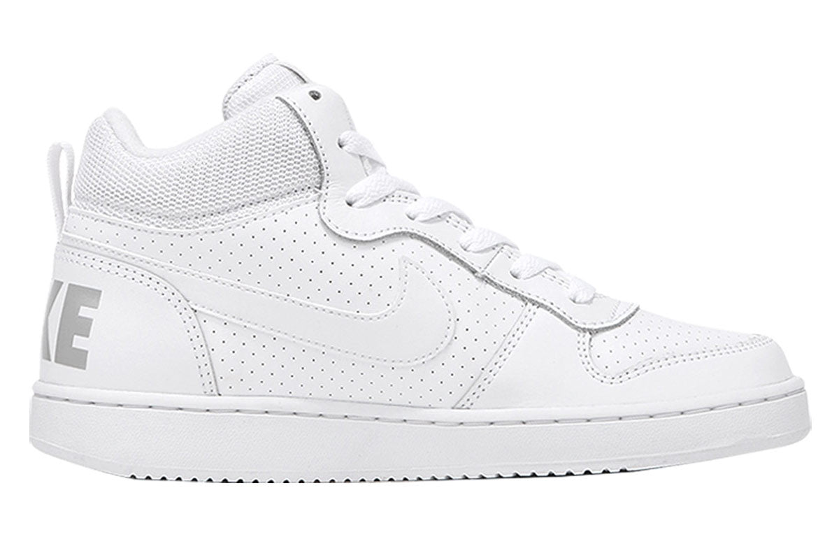 (GS) Nike Court Borough Mid 'Summit White Grey' 839977-100