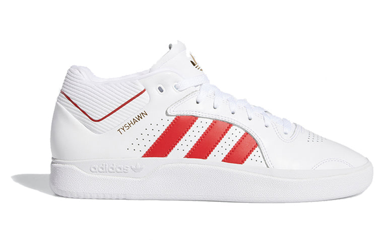 adidas Tyshawn Signature Shoes 'Cloud White Scarlet' EE6081