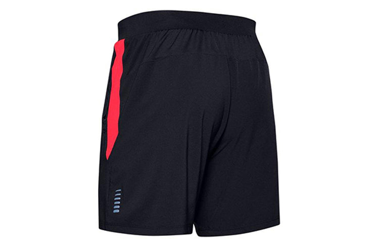 Under Armour Qualifier Speedpocket Branded 7'' Shorts 'Black' 1350888-002