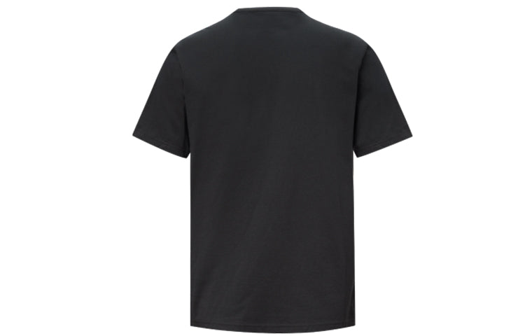 Men's Converse Alphabet Printing Short Sleeve Black 10018853-001