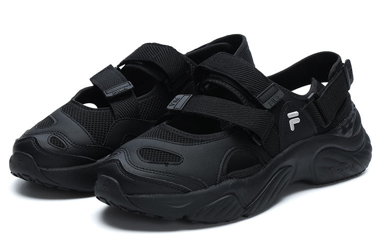 FILA FUSION Conch Sandals 'Black' T12M321401FBK