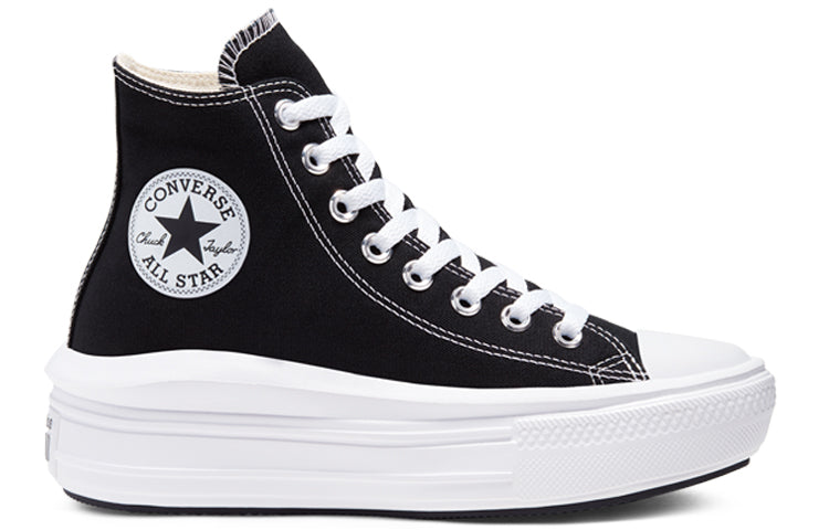 (WMNS) Converse Chuck Taylor All Star High Move 'Black White' 568497C