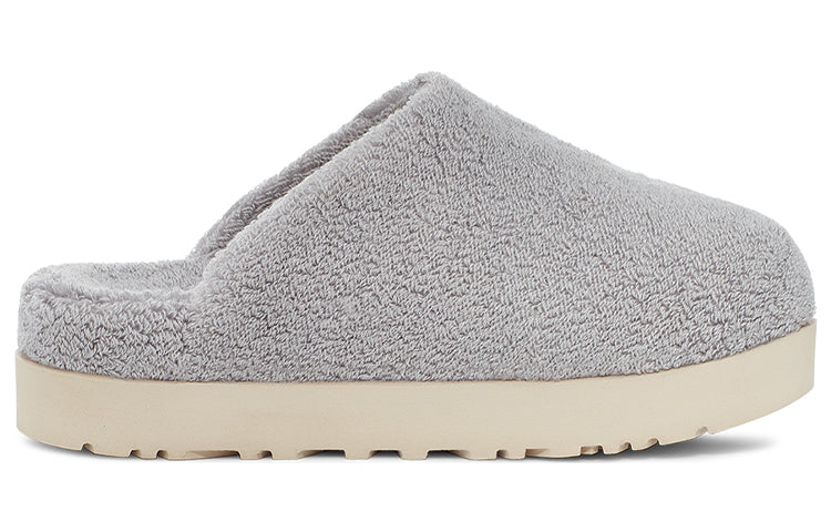 (WMNS) UGG Fluff Yeah Slide 'Metallic Grey' 1126386-MGR