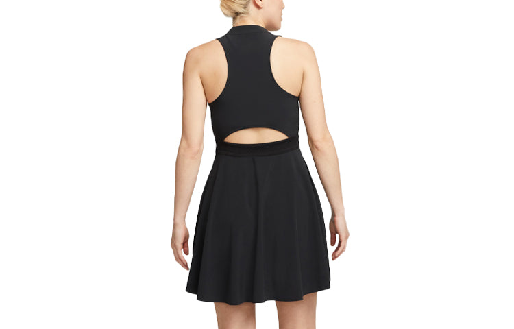 (WMNS) Nike Dri-FIT Advantage Tennis Dress 'Black' DX1428-010