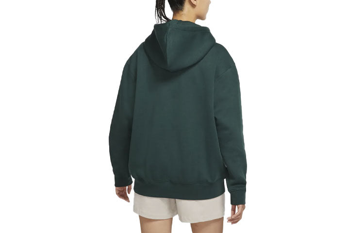 (WMNS) Nike Sportswear Collection Fleece Casual Sports Hoodie 'Green' DJ7669-397