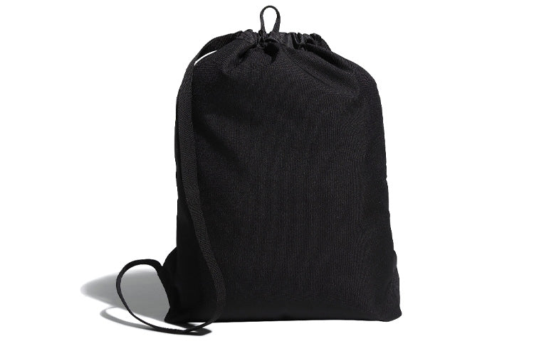 adidas Brand Large logo Printing Training Sports Drawstring Unisex Black GN8875