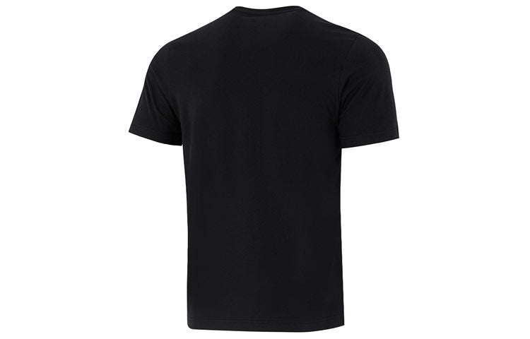 Men's adidas Camo T Athleisure Casual Sports Logo Round Neck Short Sleeve Black T-Shirt HL6934