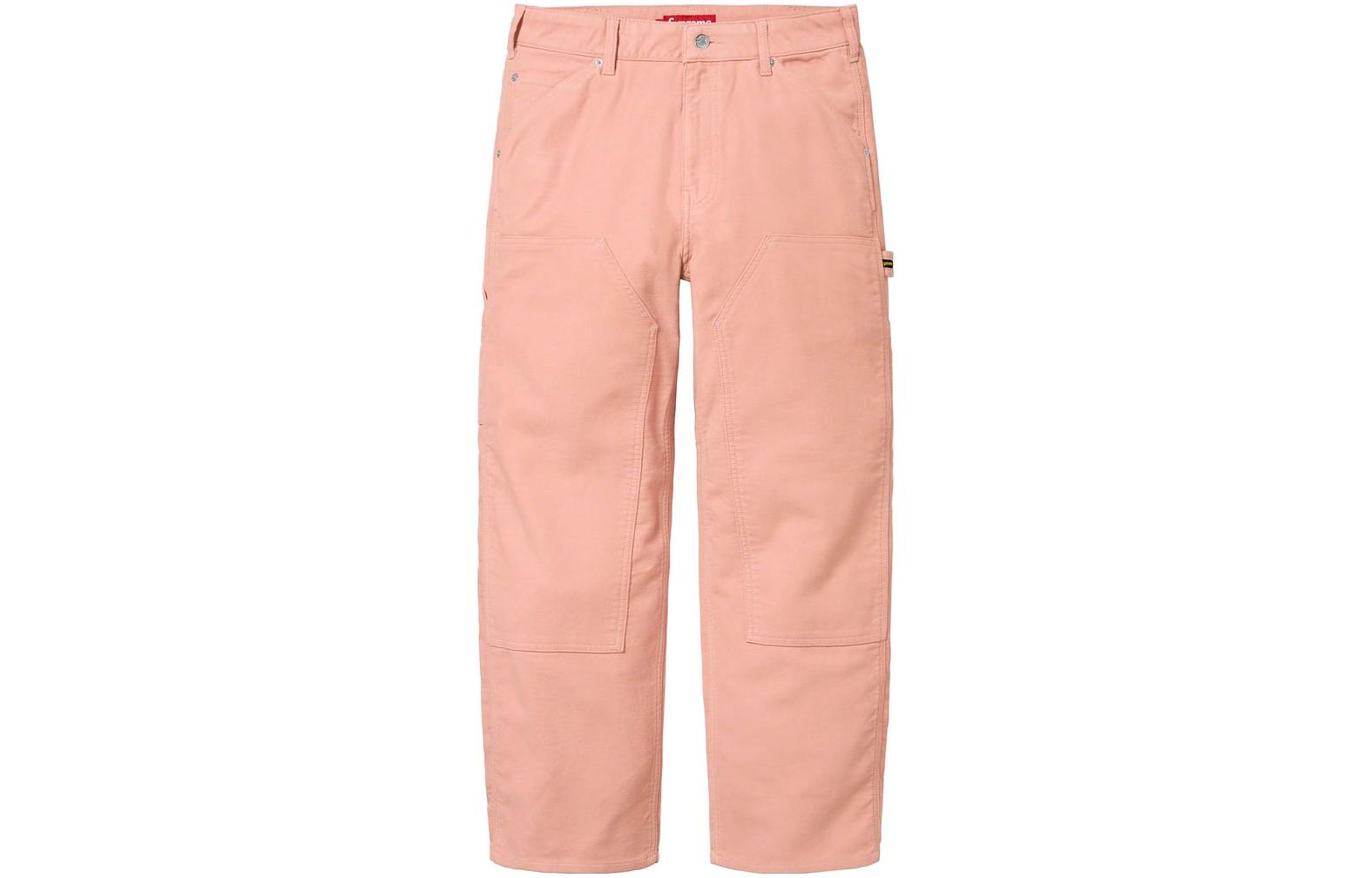Supreme FW23 Week5 Moleskin Double Knee Painter Pants 'Pink' SUP-FW23-097