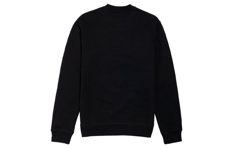 KENZO Tiger Head Logo Letter Embroidery Round Collar Male Black F955SW0014XA-99