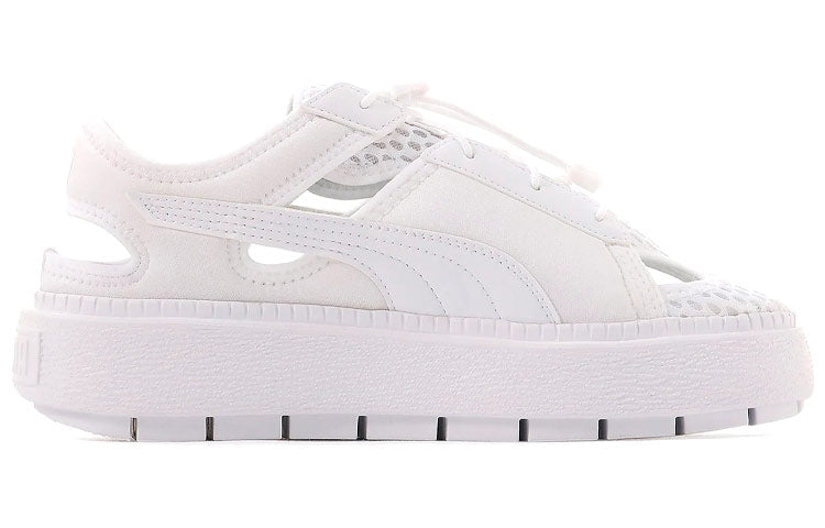 (WMNS) PUMA Platform Trace Lite Mule 'White' 382872-02