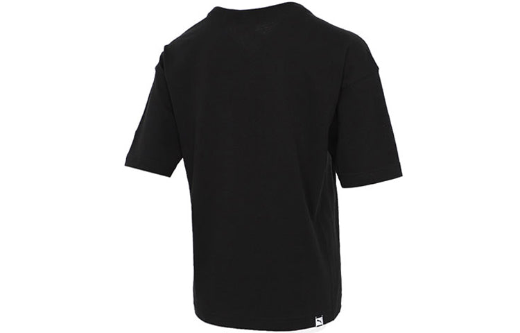 (WMNS) PUMA Downtown Graphic Tee Black 531438-01