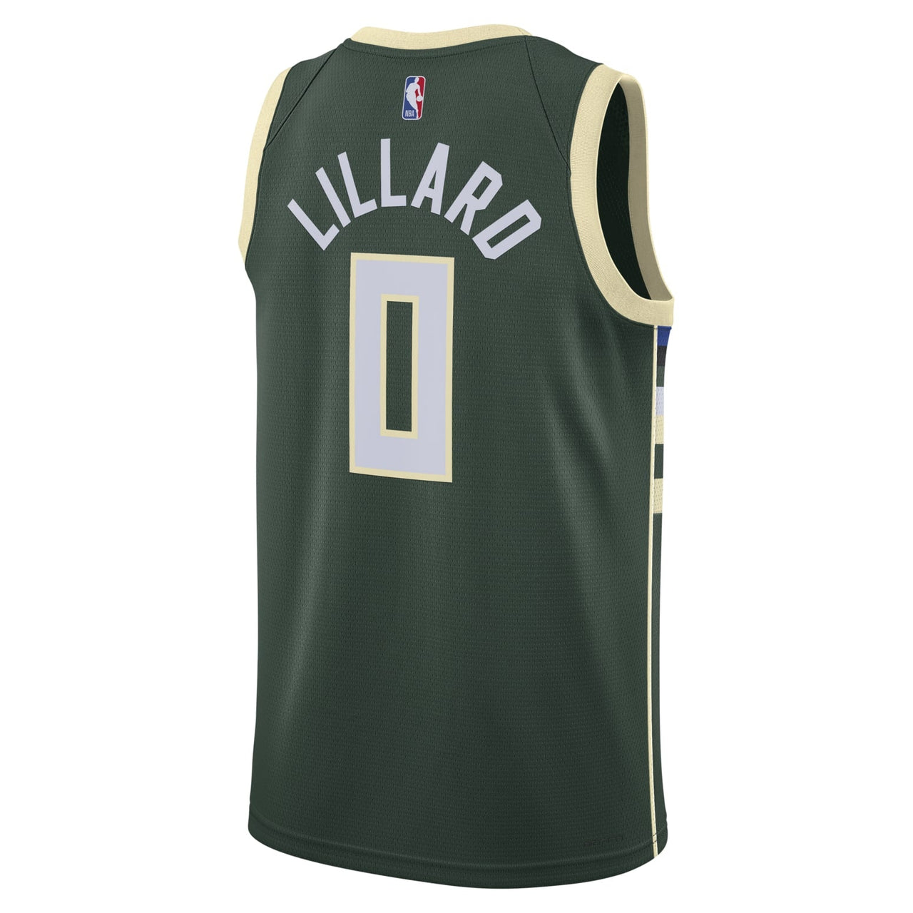 Nike Dri-FIT NBA 2022 Icon Edition Milwaukee Bucks Swingman Jersey 'Damian Lillard' DN2012-332