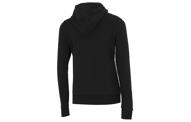 (WMNS) PUMA Minimalistic Alphabet Large Logo Printing Athleisure Casual Sports Hoodie Black 588712-01