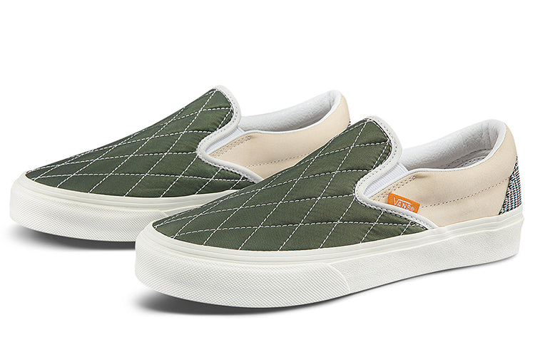 Vans Unisex Slip-On Sneakers Multi-color 'Green Light Gray' VN000XG88MZ