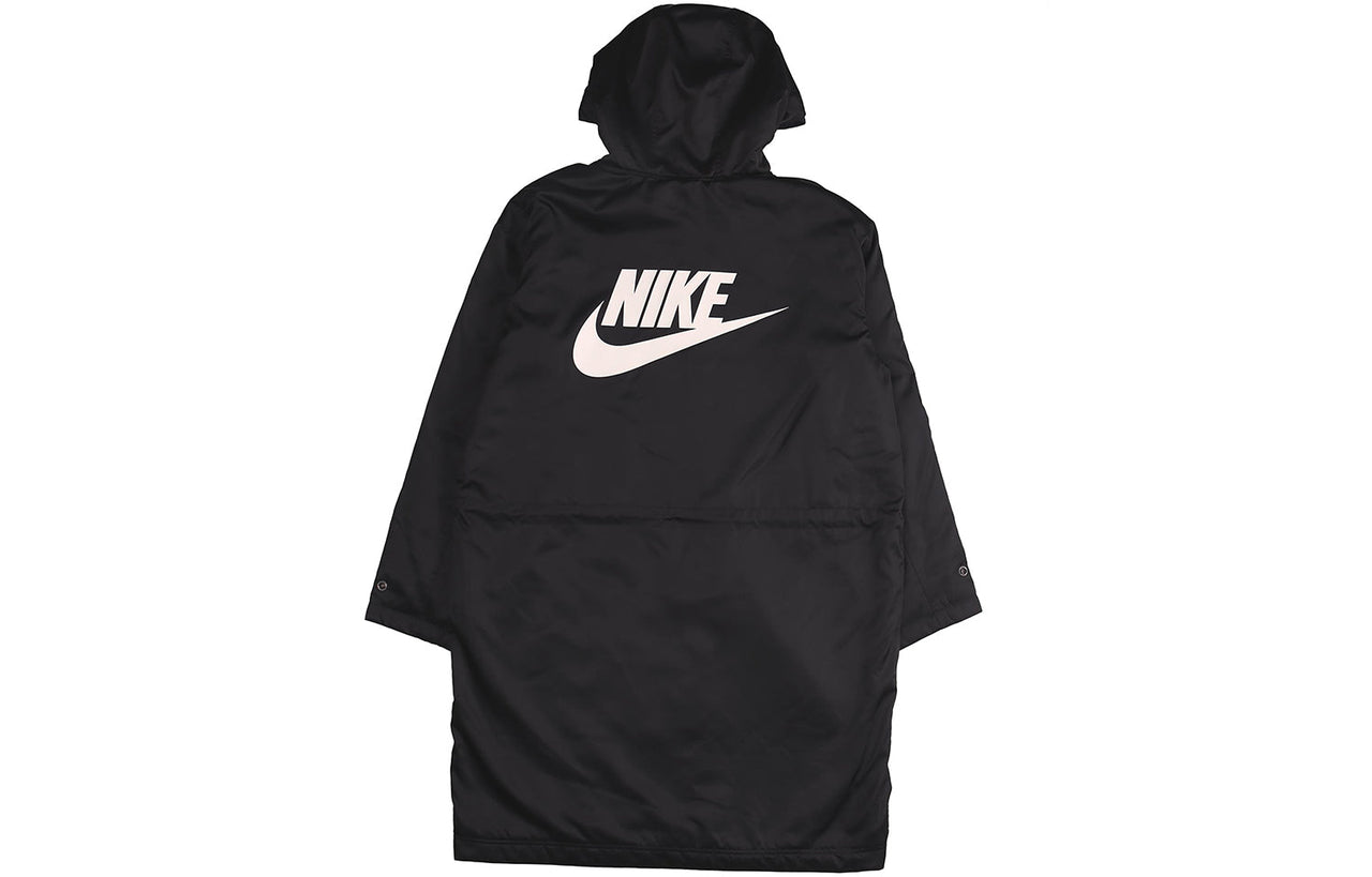 Nike Alphabet Logo Hooded Padded Jacket Black BV4695-010