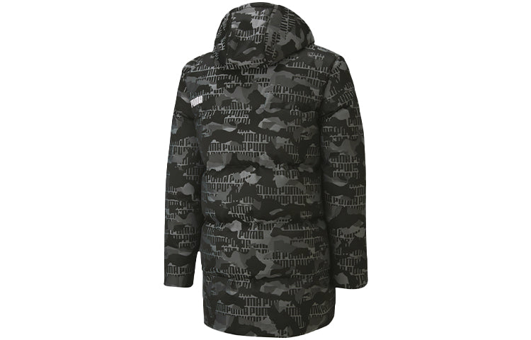 PUMA Camo Down Jacket 'Grey Black' 585502-02