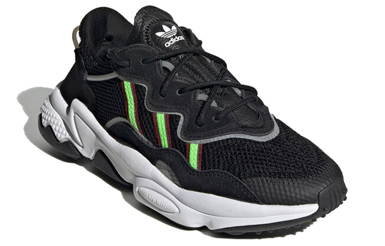 (WMNS) adidas Ozweego 'Black Solar Green' EF0158