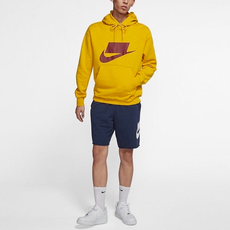 Nike Solid Color logo Pullover Yellow BV4541-743