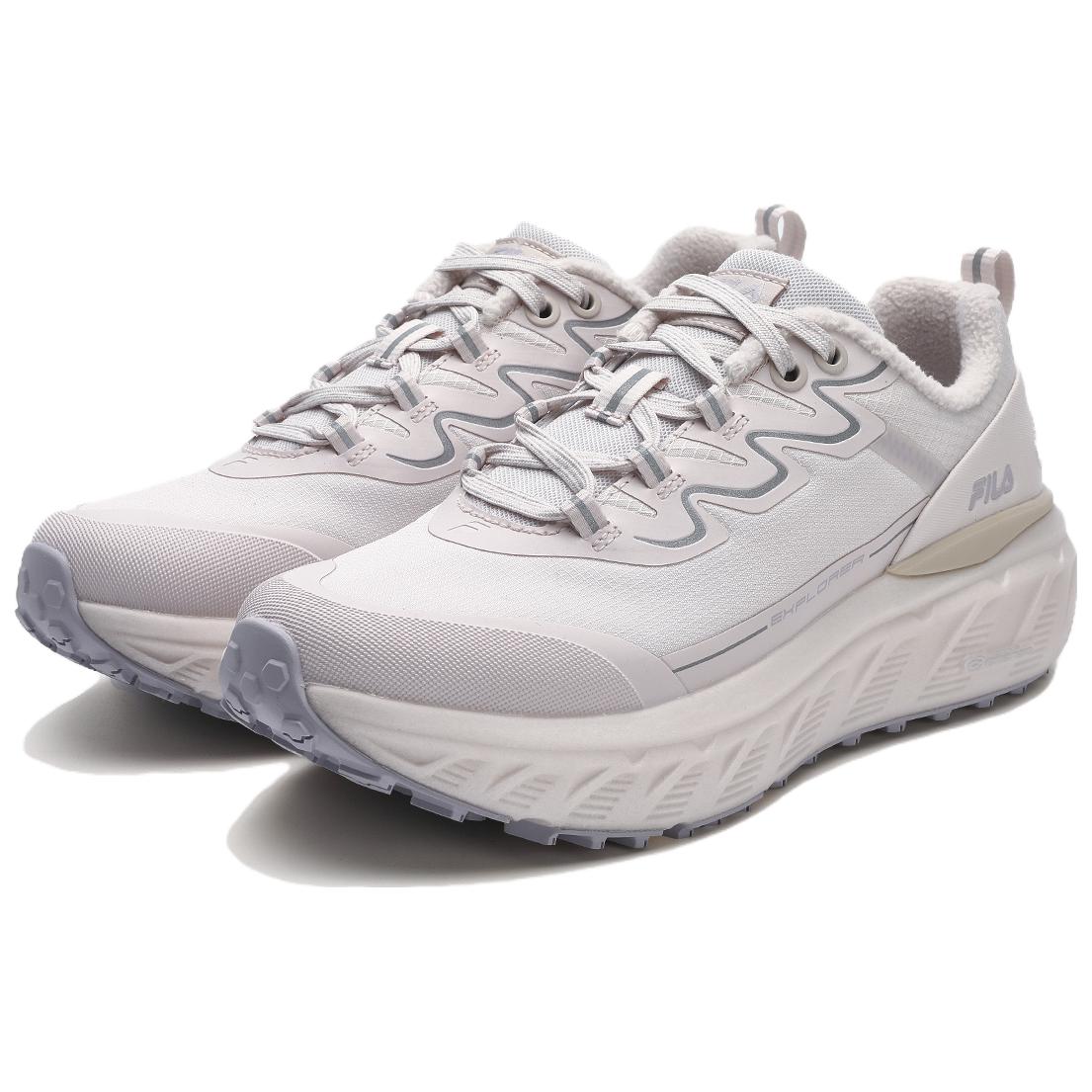 (WMNS) FILA Versatile Casual Non-Slip Durable Running Shoes 'White pink' A12W341219FPP